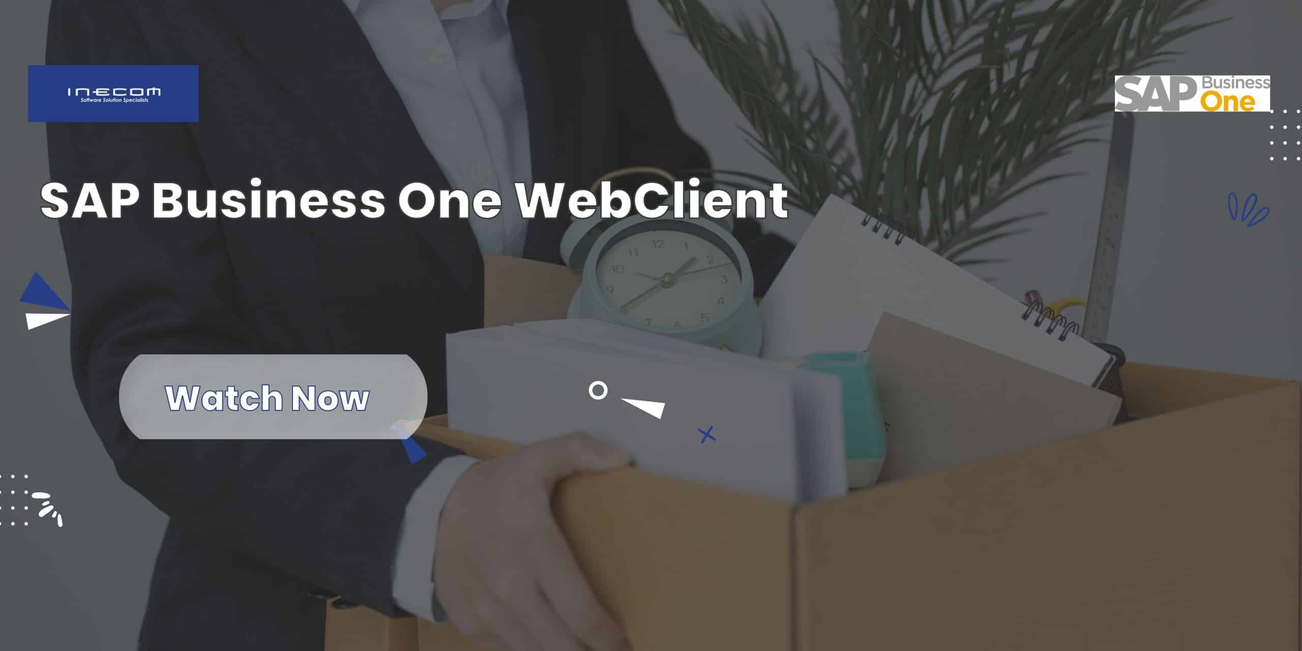 SAP Business One WebClient