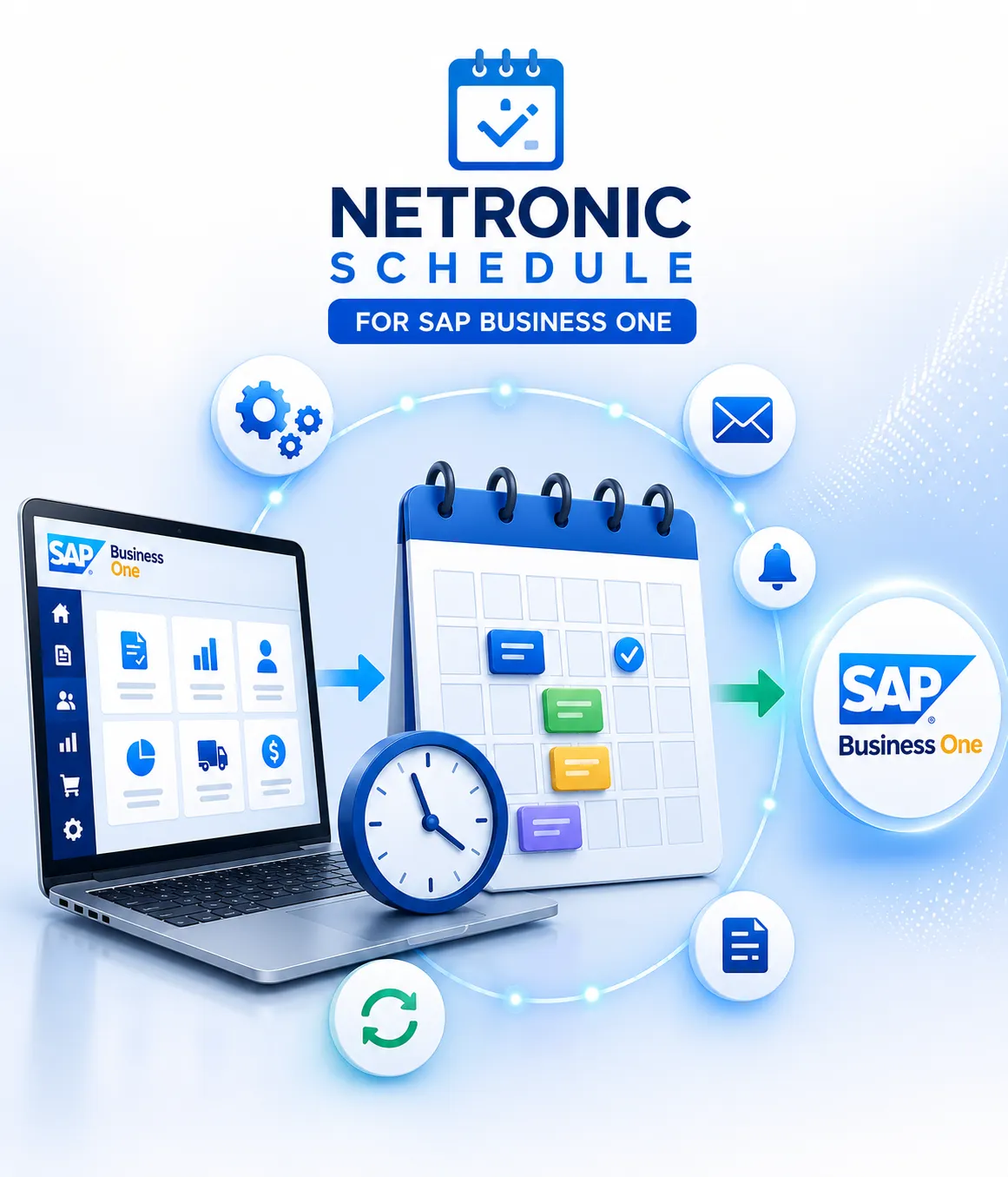 Drag and drop production rescheduling for SAP Business One